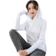 ຜ້າຝ້າຍທີ່ບໍລິສຸດ hooded ພາກຮຽນ spring ແລະດູໃບໄມ້ລົ່ນສີຂາວບາດເຈັບແລະວ່າງ