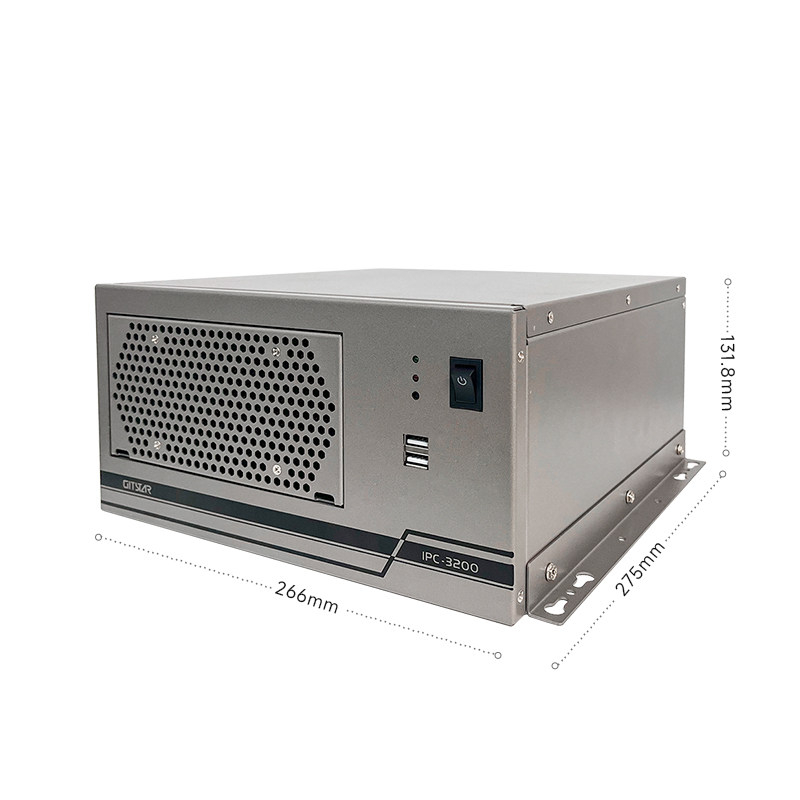 集特兆芯kx-7000桌面壁挂工控机IPC-3200/GM7-6602-01/8G/256GSSD - 图1