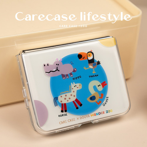 CARECASE 动物园蓝圈磁吸手机壳 适用于华为Pura X 原创设计 卡通可爱 创意有趣 童趣少女心 防摔 简约 - 图1