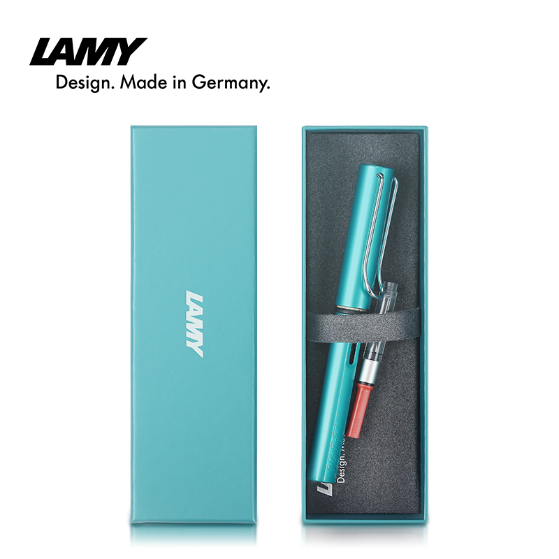 LAMY/凌美钢笔2020限量版 Al-satr恒星系列墨水笔+E186礼盒+吸墨套餐德国进口碧玺蓝绿学生用练字笔送礼-图2