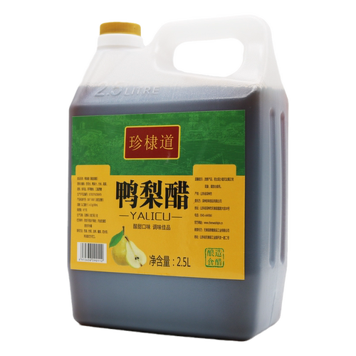 珍棣道阳信鸭梨醋2.5L大罐凉拌吃水饺家用甜醋果醋酿造食醋调味品 - 图3