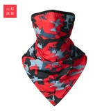 Дорожная камуфляжная альпинистская треугольная маска подходит для пеших прогулок, шелковый шарф, шарф-платок, платок подходит для мужчин и женщин, защита от солнца