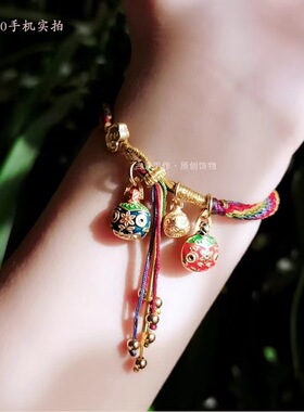 吞金兽情侣手链一家三口宝宝妈妈