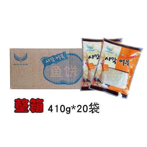御品源金四角鱼饼鱼糕 韩国风味火锅鱼饼片410g*20袋 整箱包邮 - 图3