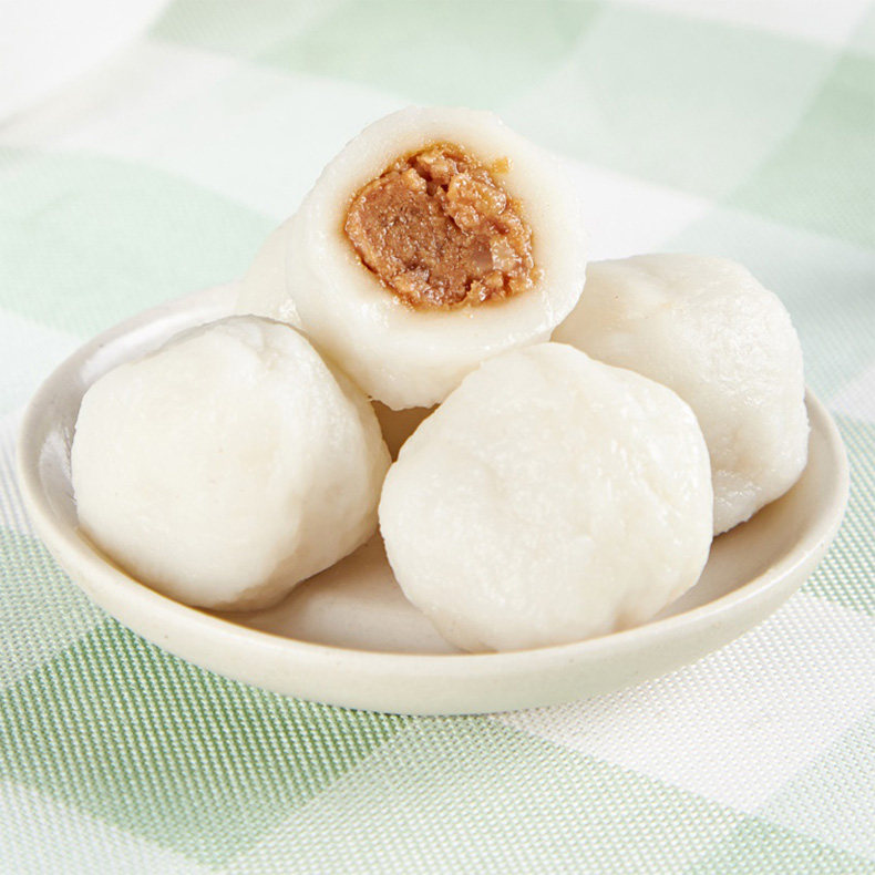 1袋包邮安井 爆汁小鱼丸2.5kg/袋餐饮装韩式火锅丸子麻辣烫关东煮