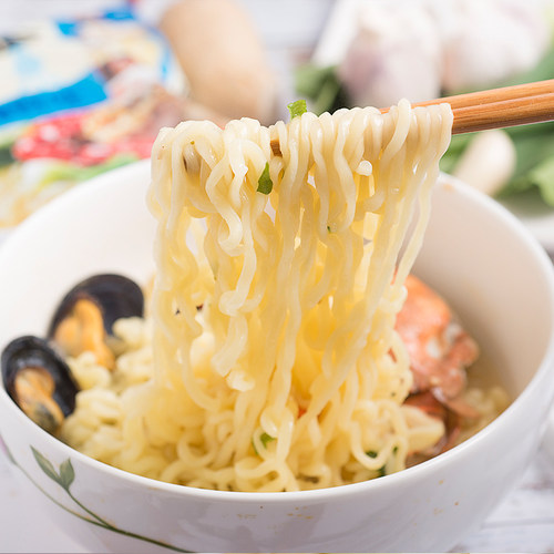 一包包邮农心上海汤面海鲜味117.8g*5袋/包韩式方便速食煮面泡面 - 图1