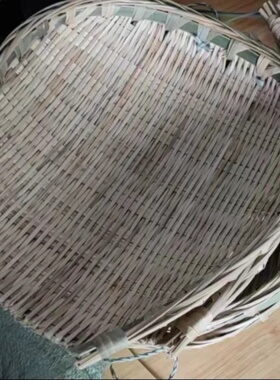 纯手工竹编村蛋篓筲箕竹筛竹篮