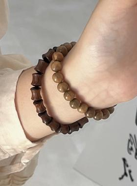 任选一条有优惠黑檀木小银线菩提绿檀木酸枝木黑花梨木文玩手串