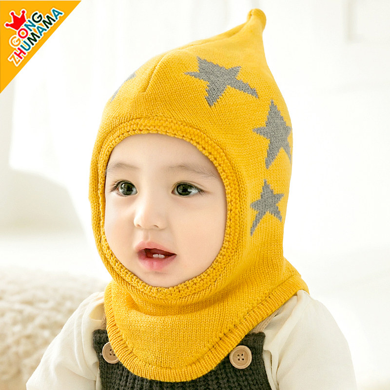 宝宝帽子秋冬季儿童帽子围巾一体加绒婴儿女童可爱超萌男童幼儿帽,淘宝优惠券,粉丝福利购,淘宝优惠卷