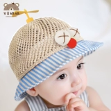 Детская летняя тонкая шапка, осенняя кепка подходит для мужчин и женщин для девочек на солнечной энергии, защита от солнца