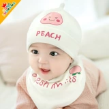 Детская демисезонная осенняя хлопковая зимняя шапка для раннего возраста для новорожденных, 3 мес.
