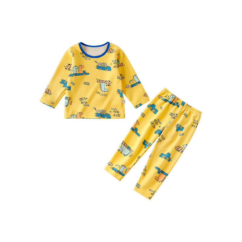 儿童纯棉秋衣秋裤男童女童舒绒彩棉宝宝保暖全棉婴儿内衣套装秋冬,淘宝优惠券,粉丝福利购,淘宝优惠卷