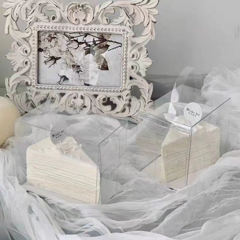 透明千层蛋糕甜品包装盒慕斯手提白色切块2468寸切件小西点打包盒,淘宝优惠券,粉丝福利购,淘宝优惠卷