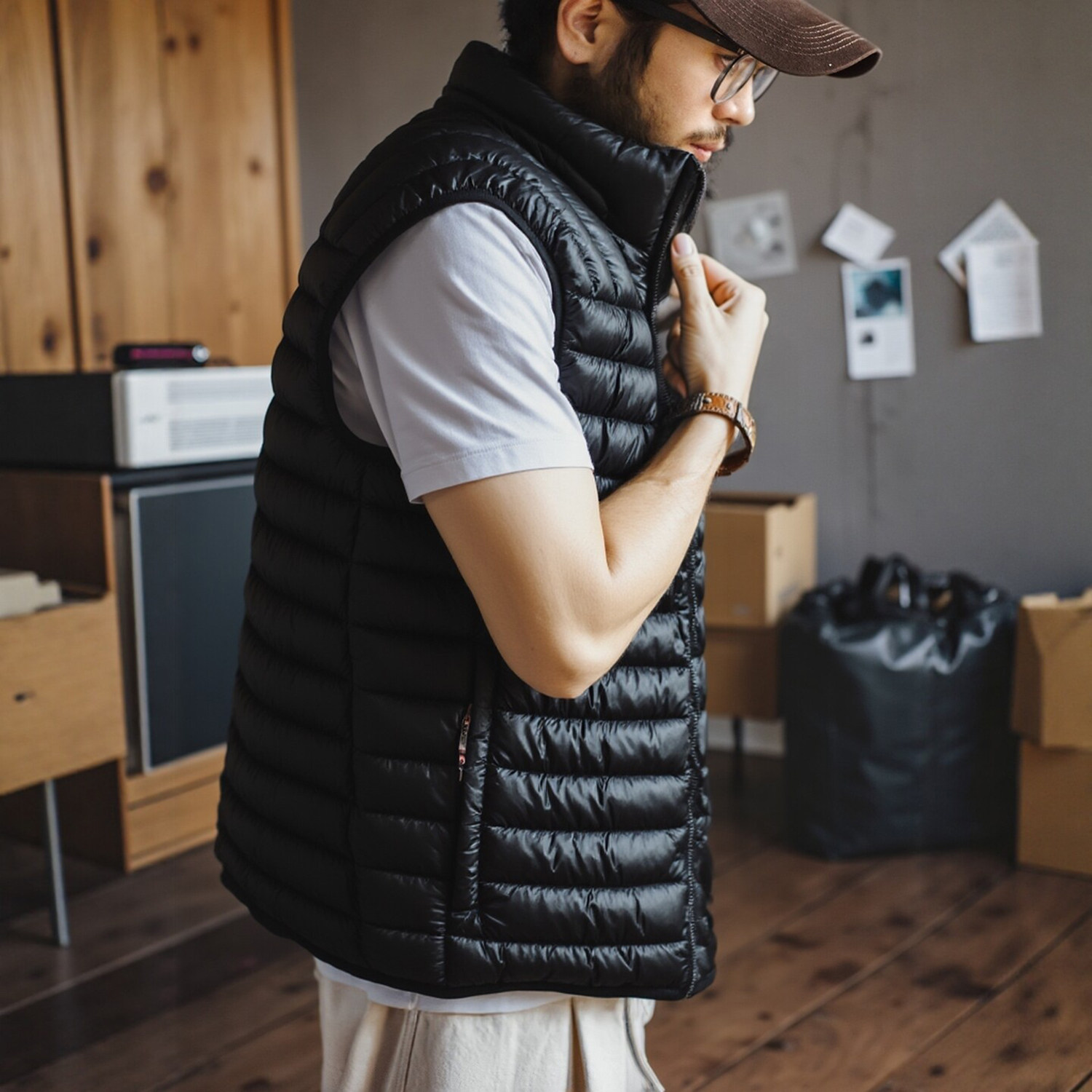 金标p棉内胆排骨棉马甲男冬季轻薄户外运动背心外贸男装坎肩外套,淘宝优惠券,粉丝福利购,淘宝优惠卷