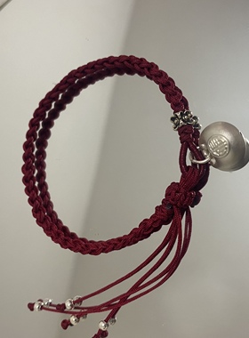 饰品diy足银小胖福原创