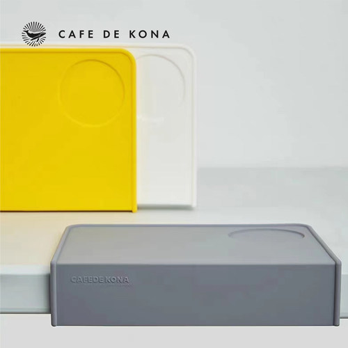 CAFEDEKONA压粉垫 咖啡机防滑硅胶布粉垫 吧台手柄粉锤压粉器垫 - 图1