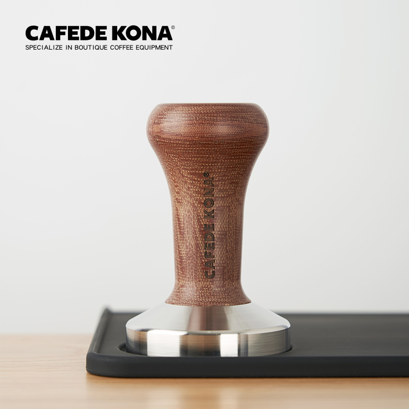 CAFEDE KONA压粉器 意式咖啡不锈钢压粉器 实心压粉锤 51/57.5mm - 图3