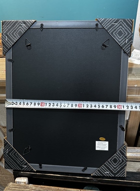 外贸样品美式轻奢画廊相框画框黑金撞色婚纱照纪念照墙面客厅卧室