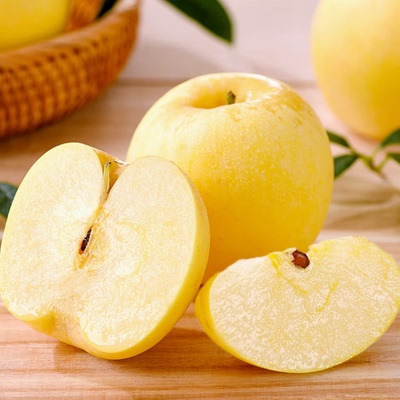 正宗洛川小苹果抱抱桶维纳斯黄金苹果特产水果新鲜桶装整箱包邮