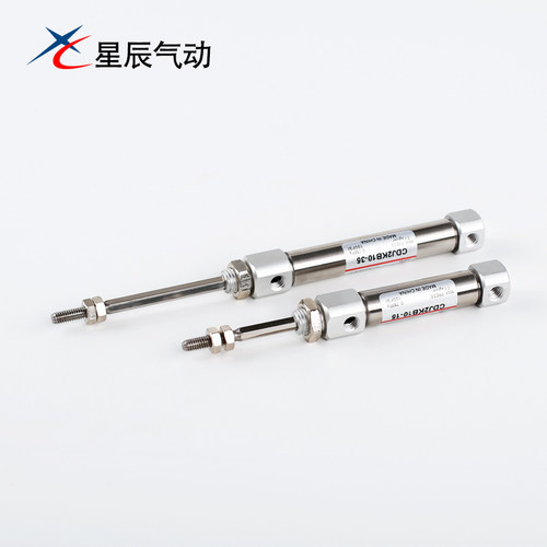 星辰活塞杆轴防旋转迷你气缸六角杆不回转CDJ2KB16/10-15*20X30ZB - 图2