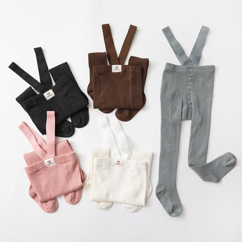 宝宝举重裤春秋薄款婴儿韩版连裤袜男女宝宝背带裤儿童大PP打底裤,淘宝优惠券,粉丝福利购,淘宝优惠卷