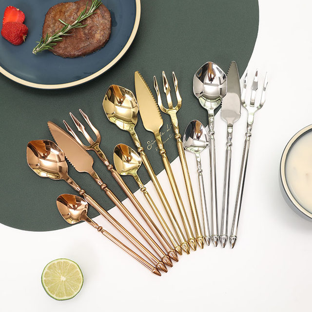 Aquaman 304 stainless steel steak knife and fork spoon