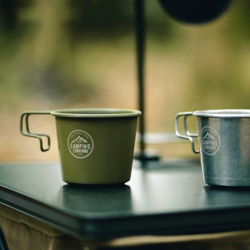 Туш Ветры тысячи ветра на открытом воздухе водяной чашки портативная снежная чашка 350 мл из нержавеющей стали кампания кофейная чашка пивной чашки