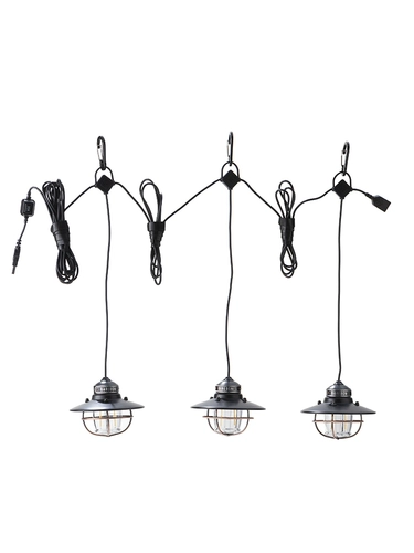 Ретро светодиодная дорожная водонепроницаемая палатка для кемпинга, подвесной светильник, США