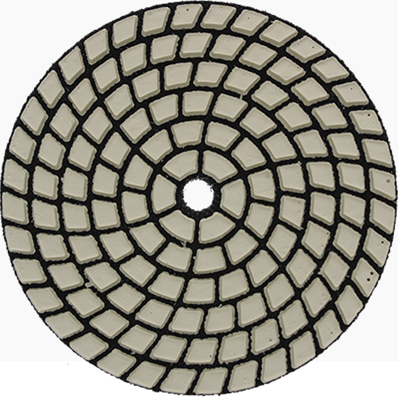 磨镜干磨片4寸大理石台面翻新干抛片金刚石4步打磨片石材抛光片
