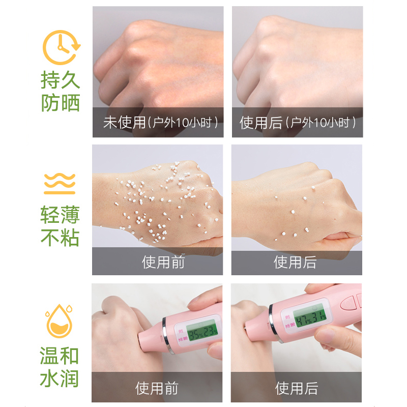 曼秀雷敦怡芈专卖店曼秀雷敦防晒霜女面部专用防紫外线隔离乳清爽不油腻新碧男0