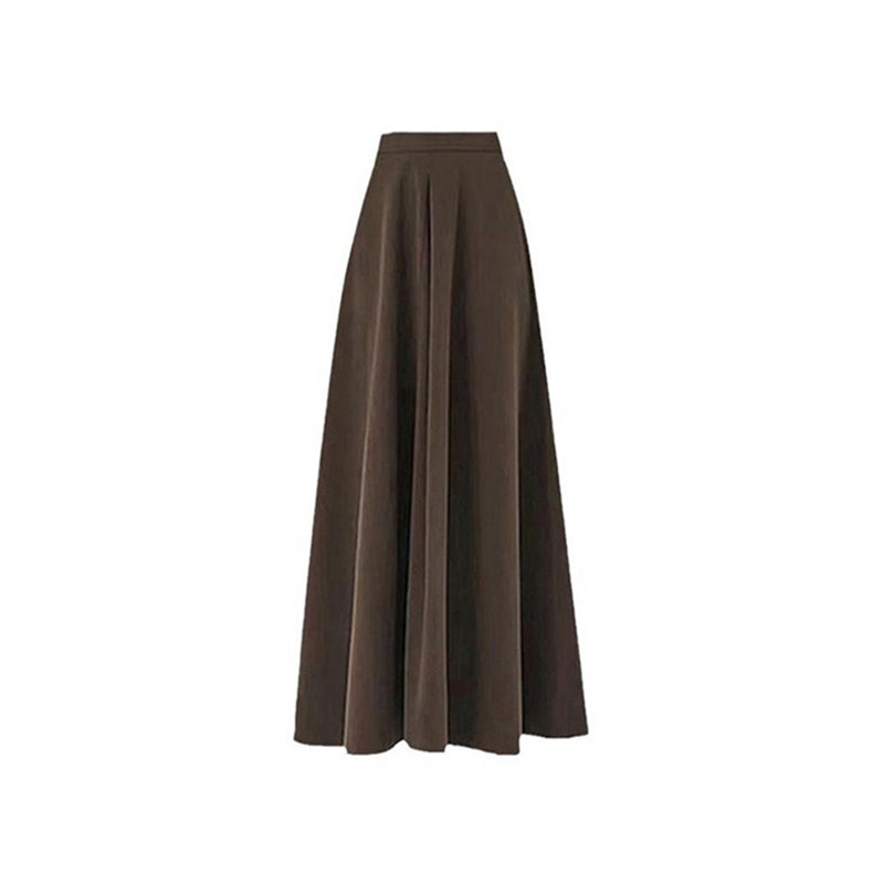 大裙摆美拉德棕色西装半身裙女大码高级感百褶梨型身材伯克利长裙,淘宝优惠券,粉丝福利购,淘宝优惠卷