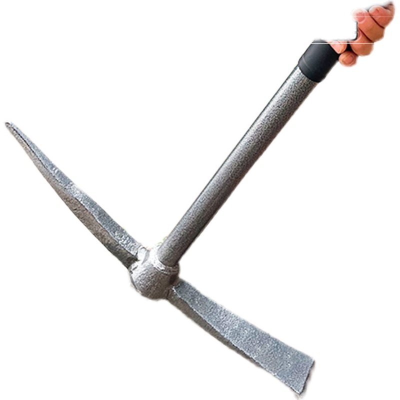 一体羊镐锄头十字镐道轨钢锻打扁尖钢镐农用工具开荒挖土采挖树根,淘宝优惠券,粉丝福利购,淘宝优惠卷