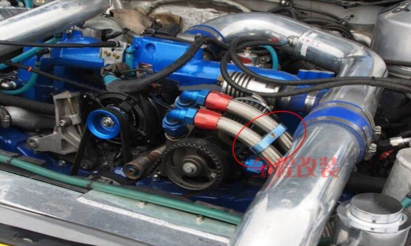 汽车改装油管线夹 通用铝合金双孔高压油管 分离整理固定卡箍扣AN,淘宝优惠券,粉丝福利购,淘宝优惠卷