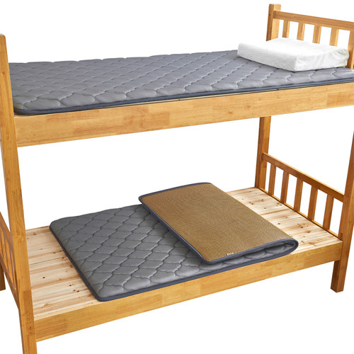 凉席学生子母床床垫冬夏两用宿舍可折叠海绵垫榻榻米定制0.9M1.2 - 图3