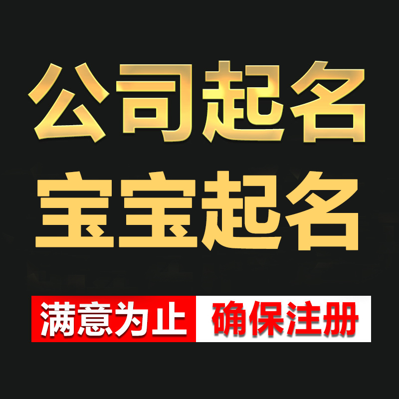 高端起名宝宝取名起名字人工成人改名公司店铺企业新生婴儿取名字 - 图0