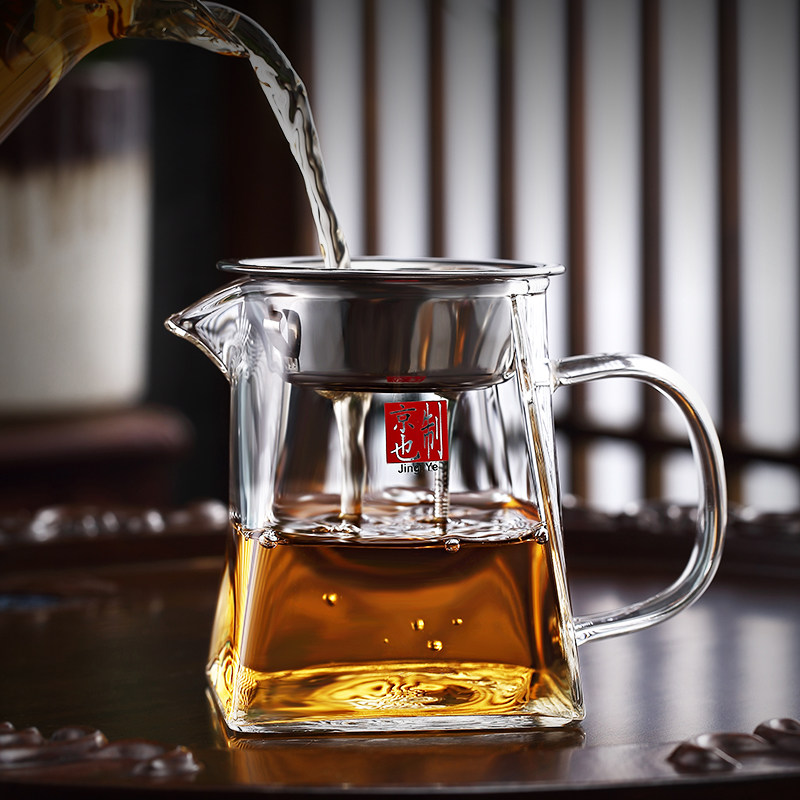 Fair cup glass heat-resistant tea filter kung fu tea set tea sea