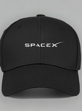 SpaceX星舰starship发射马斯克创意定制纯棉棒球帽子鸭舌防晒休闲
