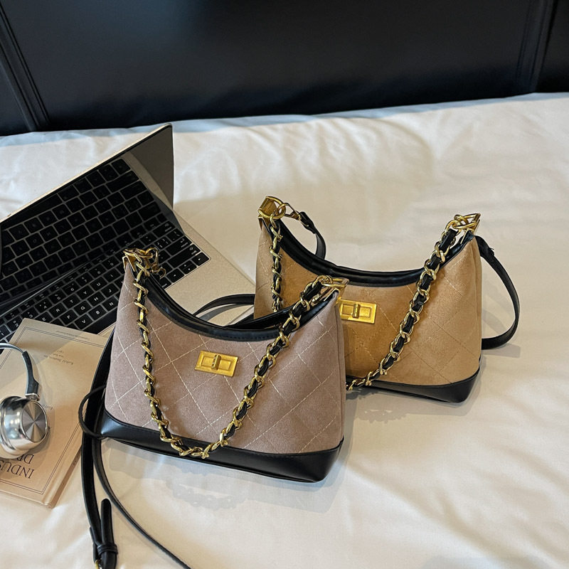 腋下包包女大容量2025新款春天小众菱格链条包时尚单肩斜挎小方包,淘宝优惠券,粉丝福利购,淘宝优惠卷