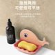 Soap box soap box home punch-free wash rack bathroom creative double-layer cartoon wall-mounted drain rack