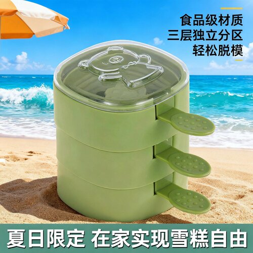 雪糕模具家用做冰棒冰棍冰淇淋冰糕冰块奶酪棒硅胶食品级磨具自制 - 图2