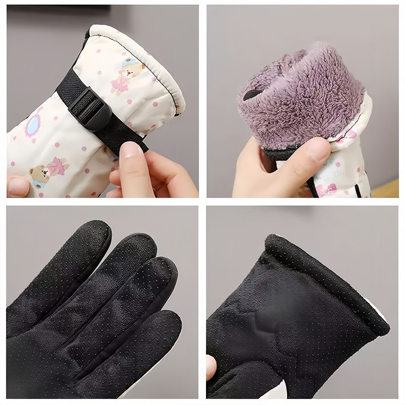 滑雪骑行手套冬季可触屏加绒加厚户外保暖防寒防风防水摩托车手套,淘宝优惠券,粉丝福利购,淘宝优惠卷