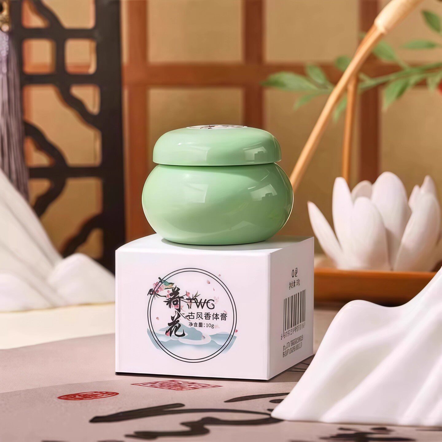 国潮古风固体香膏持久留香栀子花清新随身香膏便携淡香涂抹学生,淘宝优惠券,粉丝福利购,淘宝优惠卷