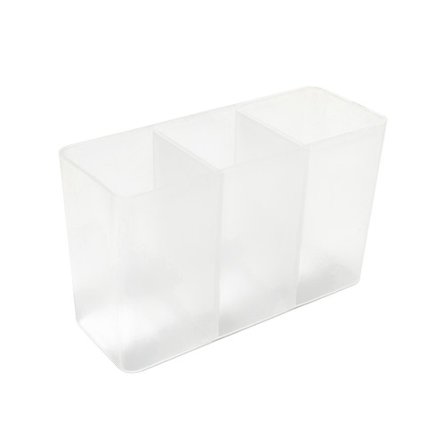 镜柜收纳盒柜门卫生间壁挂式免打孔浴室透明口红化妆品收纳分隔盒 - 图3