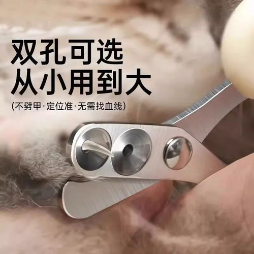 猫咪专用指甲剪小盲剪猫剪指甲神器宠物指甲刀指甲钳猫咪爪子剪刀 - 图0
