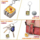 2026 New Portable Nail Clipper Folding Nail Clipper Flip Keychain Pendant God of Wealth Lucky Mini School Bag Ornament