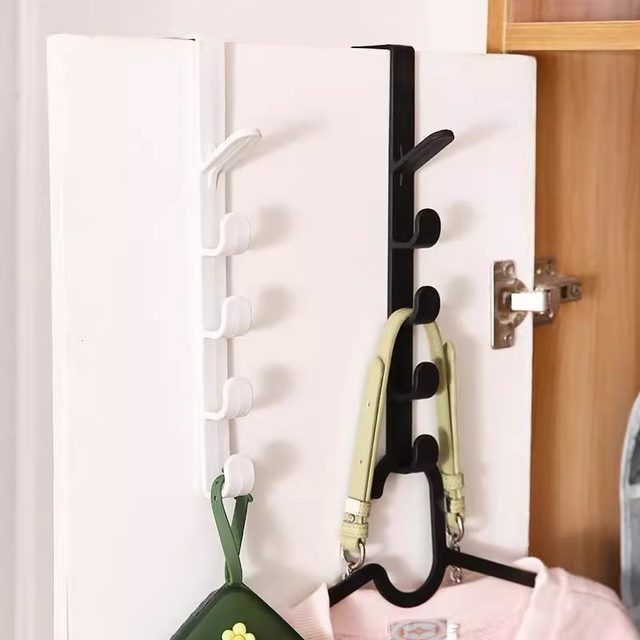 Special dormitory for long row of hooks and racks behind the door