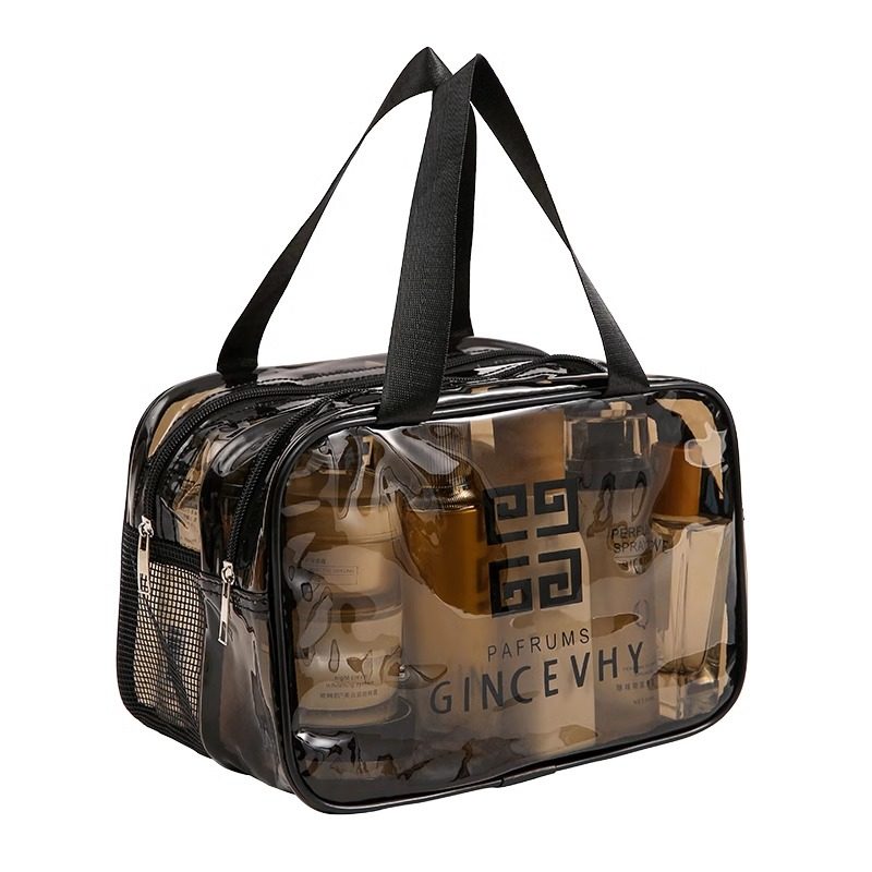 干湿分离洗漱包双层便携旅游透明防水健身游泳洗澡化妆包收纳袋女,淘宝优惠券,粉丝福利购,淘宝优惠卷