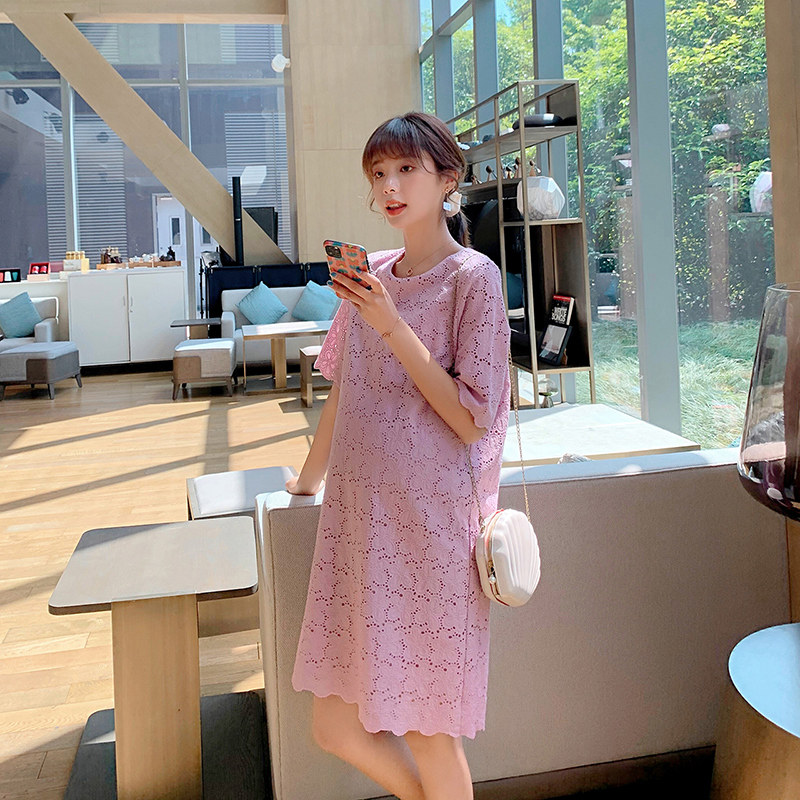 【夏装秒】孕妇裙夏季蕾丝仙夏连衣裙 欧丽妈咪连衣裙