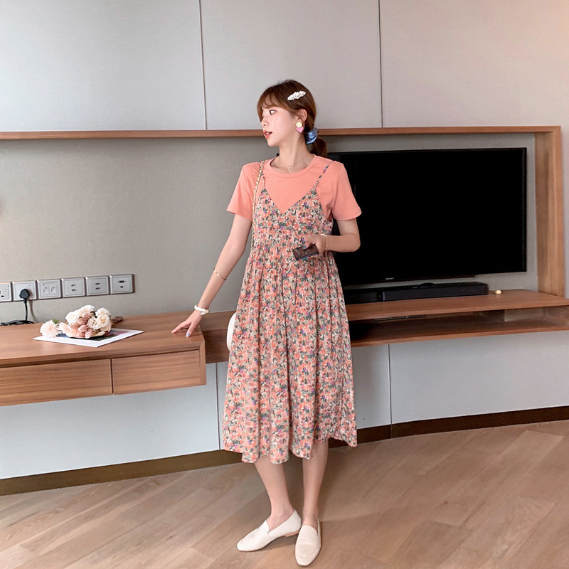 【夏装秒】孕妇夏2020年新款连衣裙 欧丽妈咪连衣裙