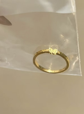 钛钢不掉色轻奢甜美戒指